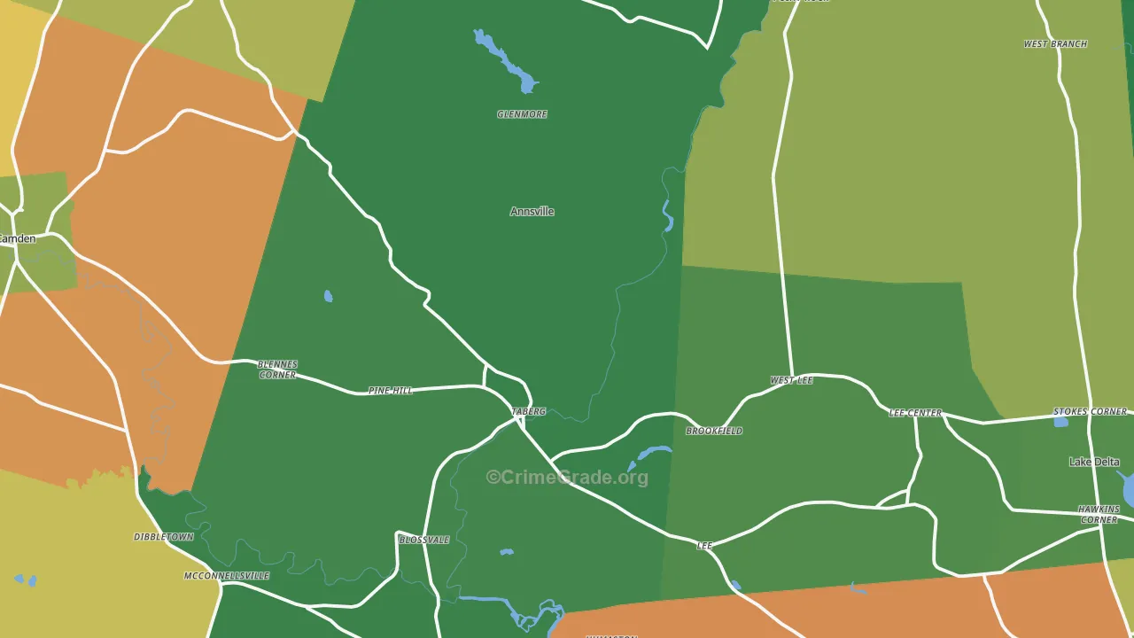 13471, NY Map of Drug-Related Crime Rates