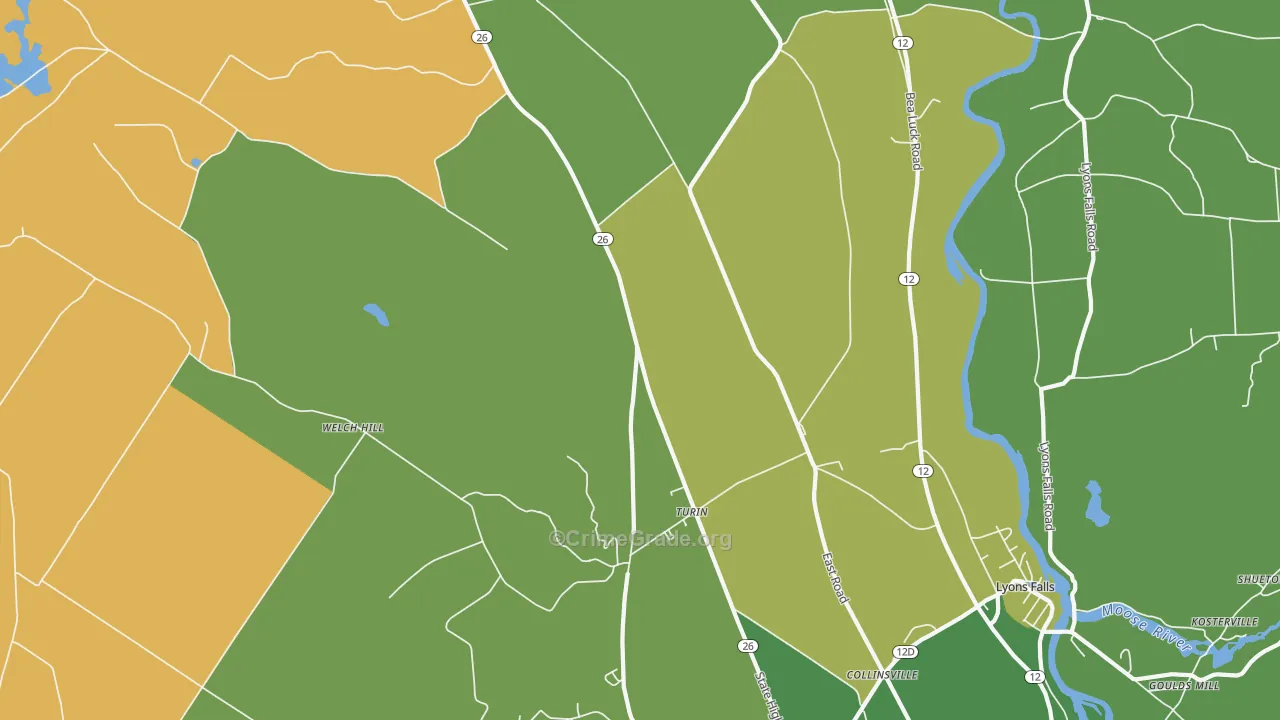 13473, NY Map of Drug-Related Crime Rates