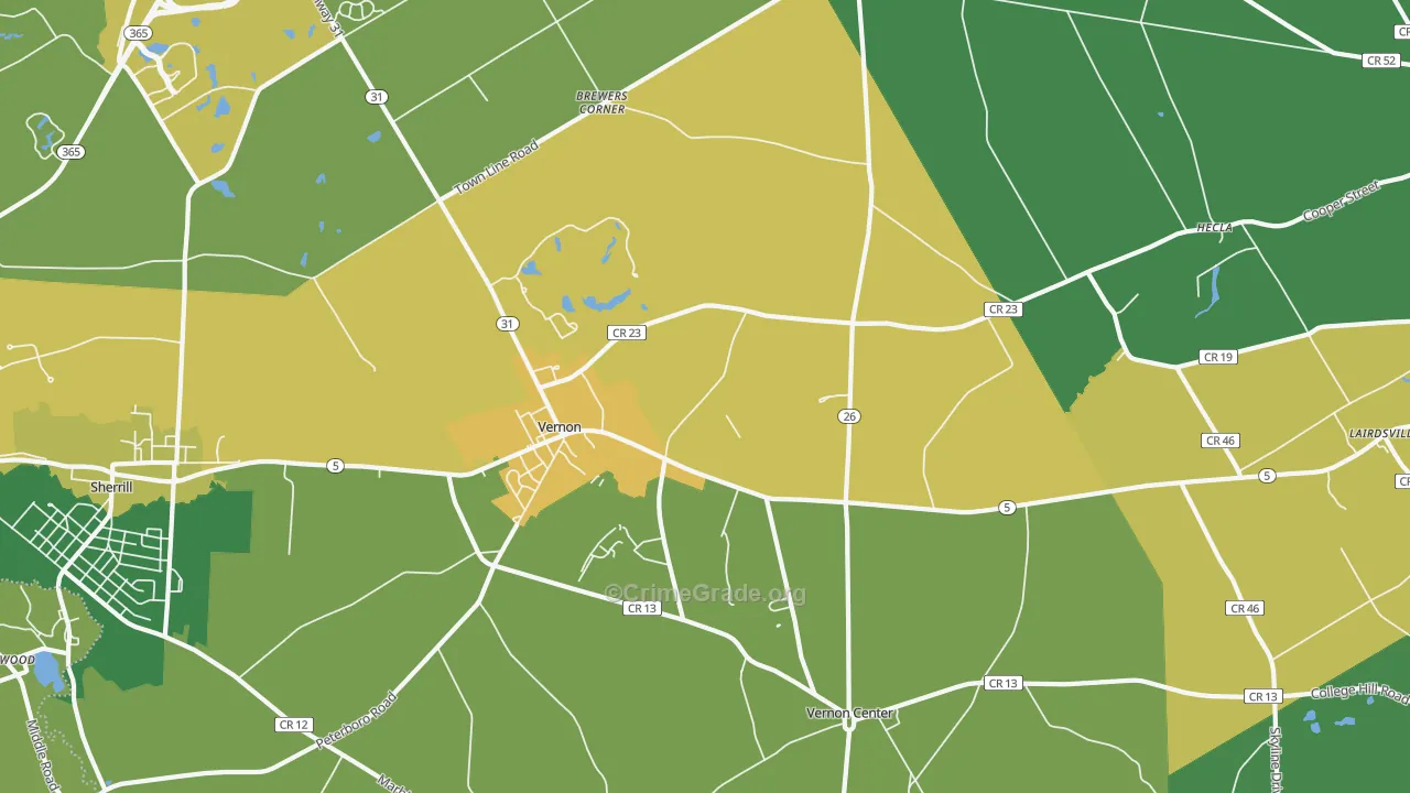 13476, NY Map of Drug-Related Crime Rates
