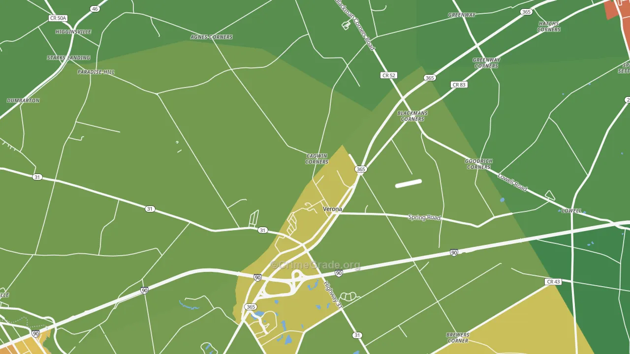 13478, NY Map of Drug-Related Crime Rates