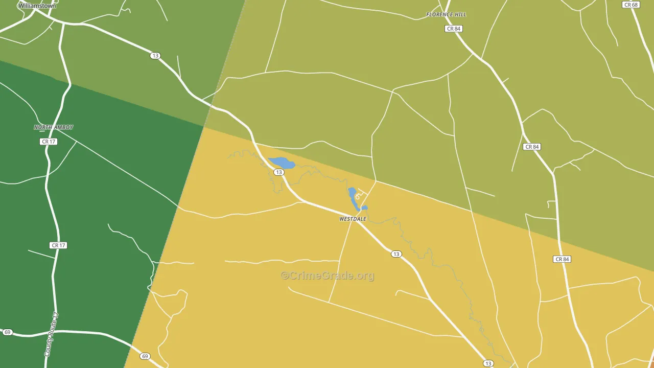 13483, NY Map of Drug-Related Crime Rates