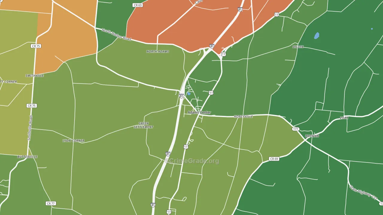 13606, NY Map of Drug-Related Crime Rates