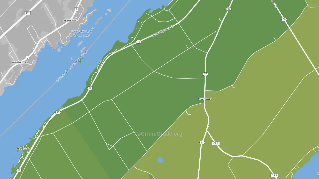 13614, NY Map of Drug-Related Crime Rates