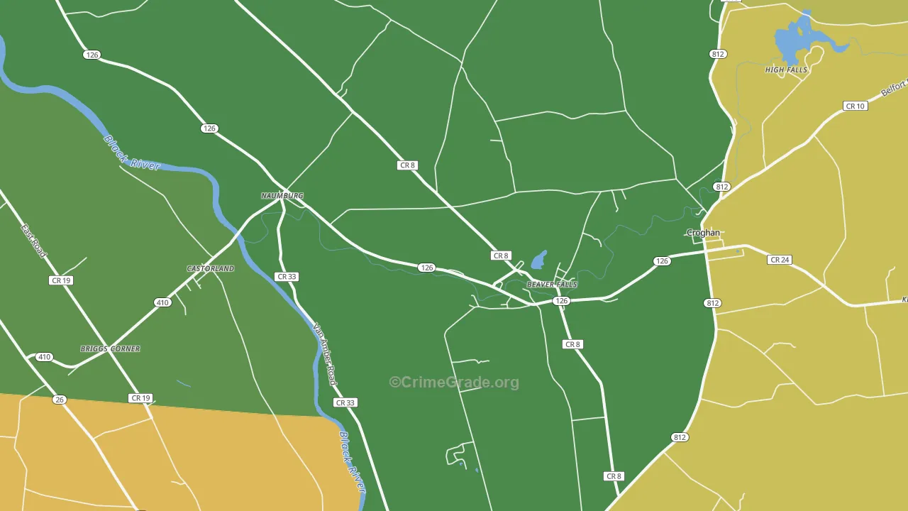 13620, NY Map of Drug-Related Crime Rates