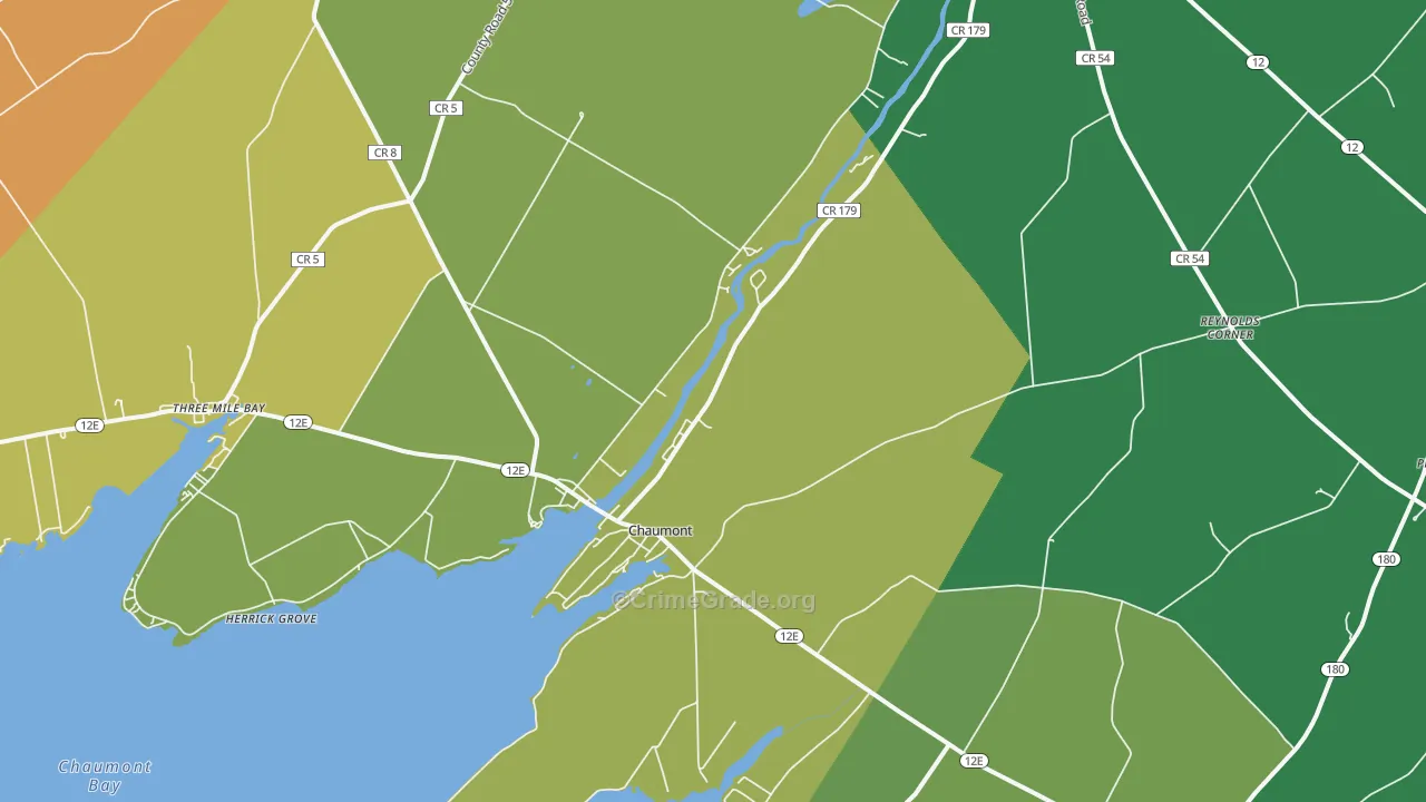 13622, NY Map of Drug-Related Crime Rates