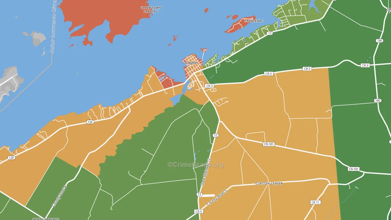 13624, NY Map of Drug-Related Crime Rates