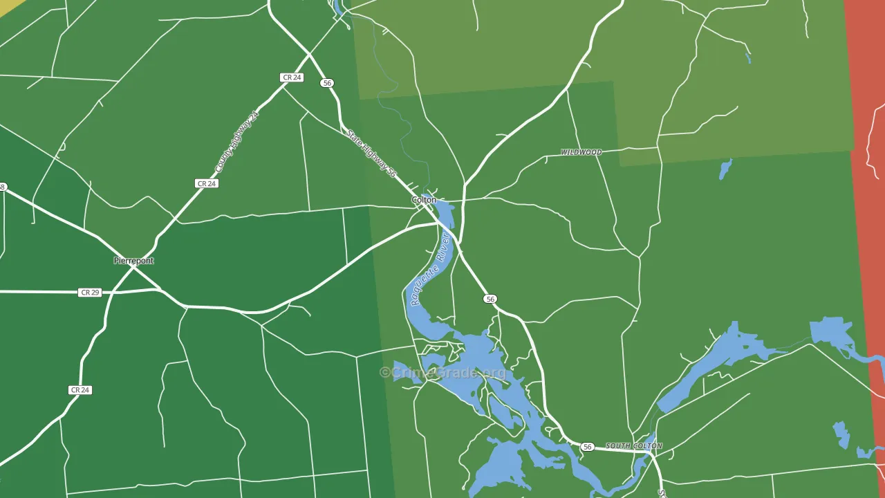 13625, NY Map of Drug-Related Crime Rates