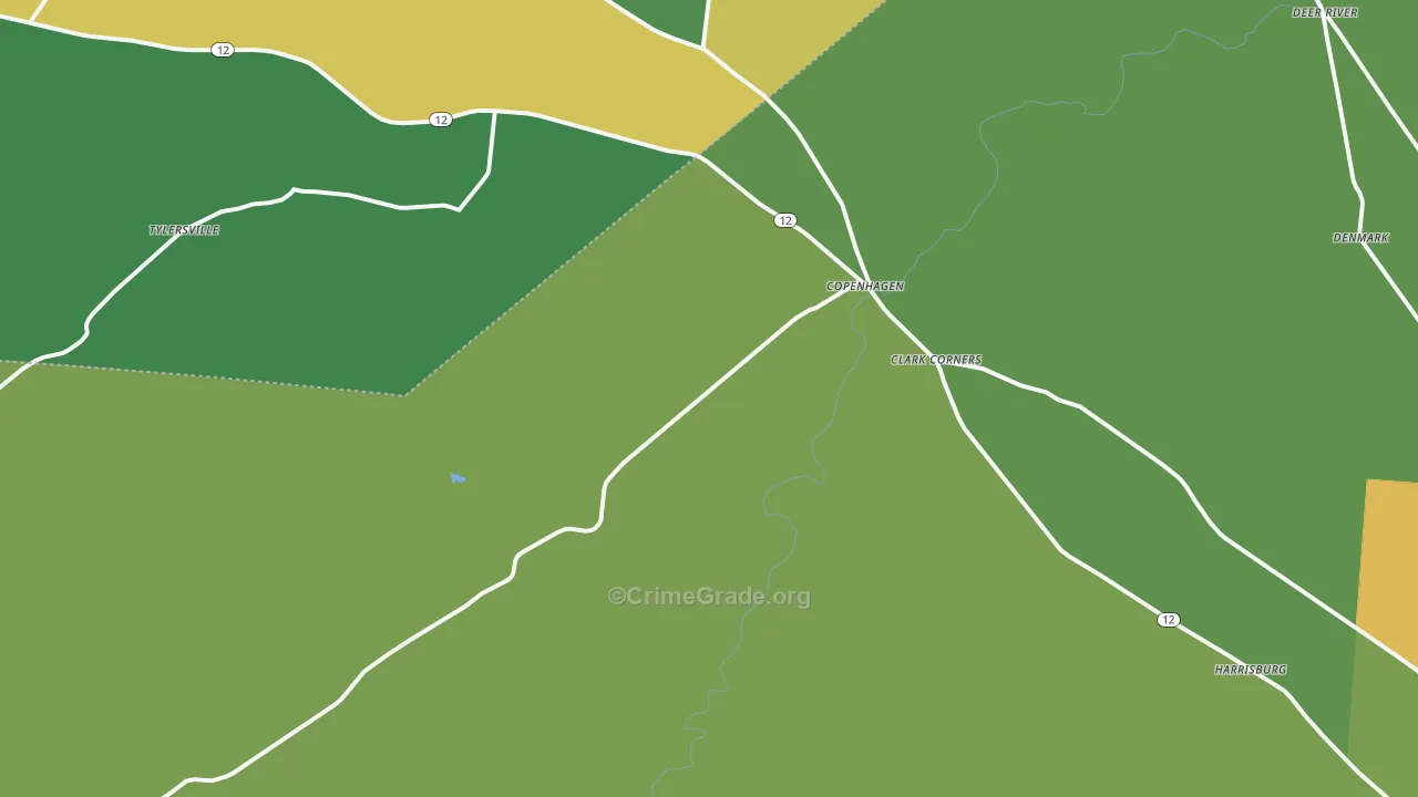 13626, NY Map of Drug-Related Crime Rates