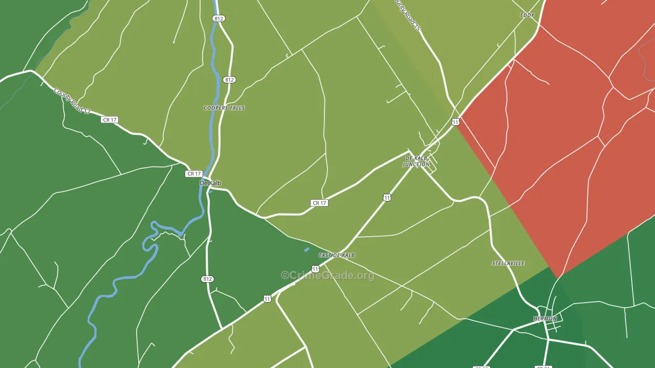 13630, NY Map of Drug-Related Crime Rates