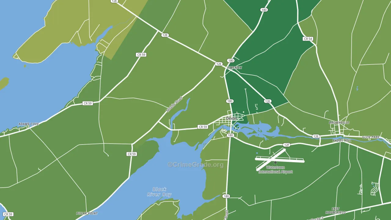 13634, NY Map of Drug-Related Crime Rates