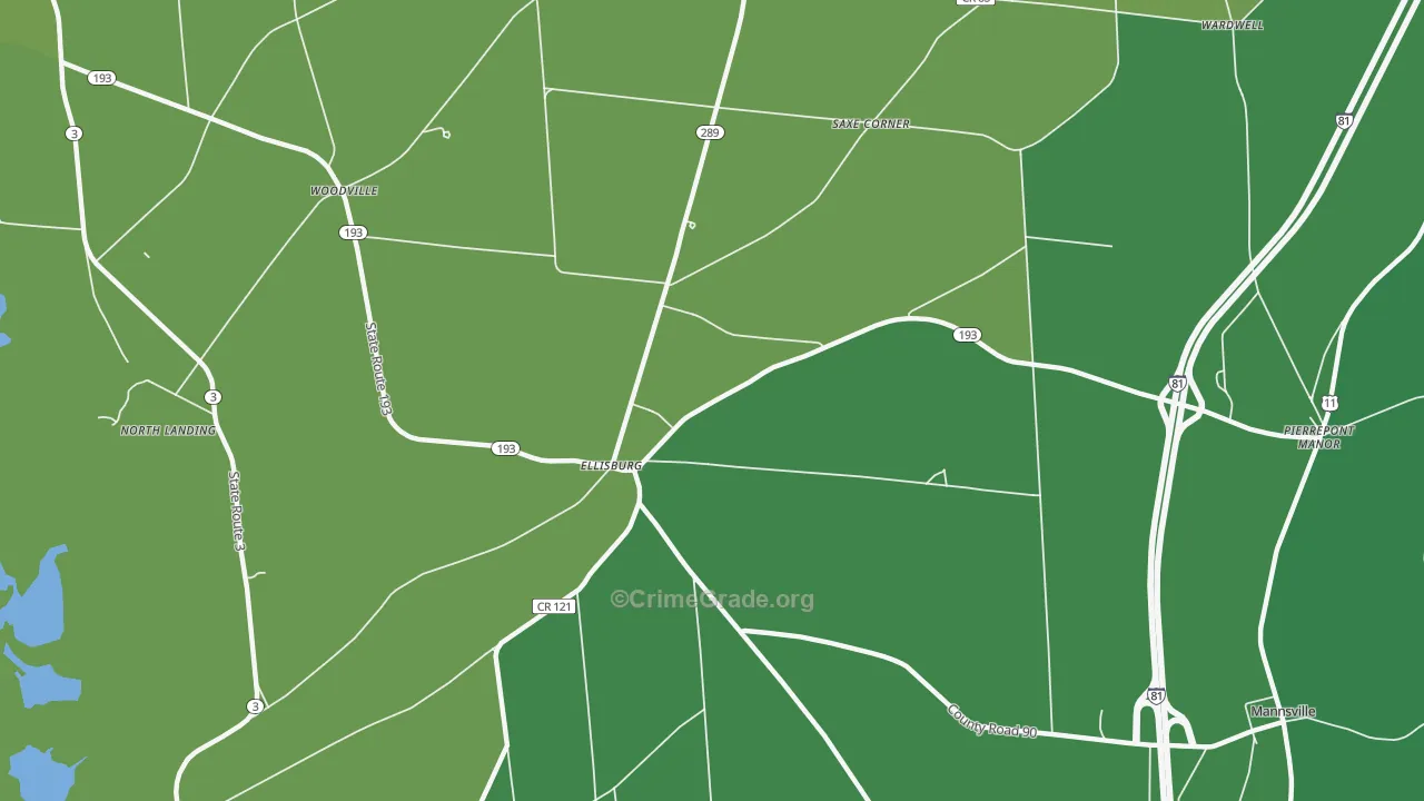 13636, NY Map of Drug-Related Crime Rates