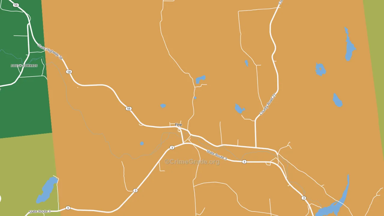 13639, NY Map of Drug-Related Crime Rates