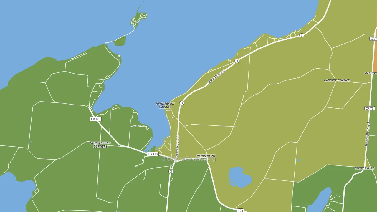 13651, NY Map of Drug-Related Crime Rates