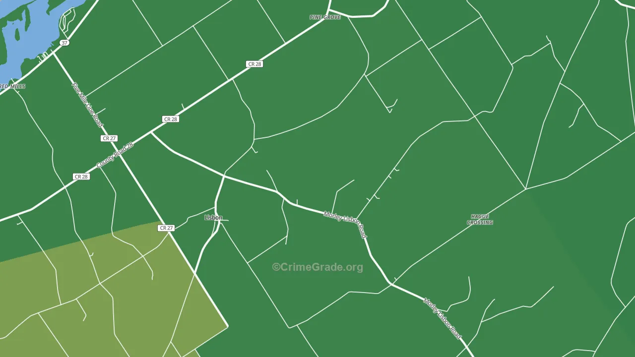 13658, NY Map of Drug-Related Crime Rates