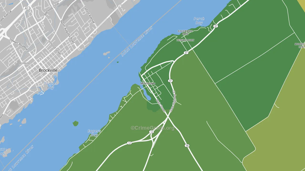 13664, NY Map of Drug-Related Crime Rates