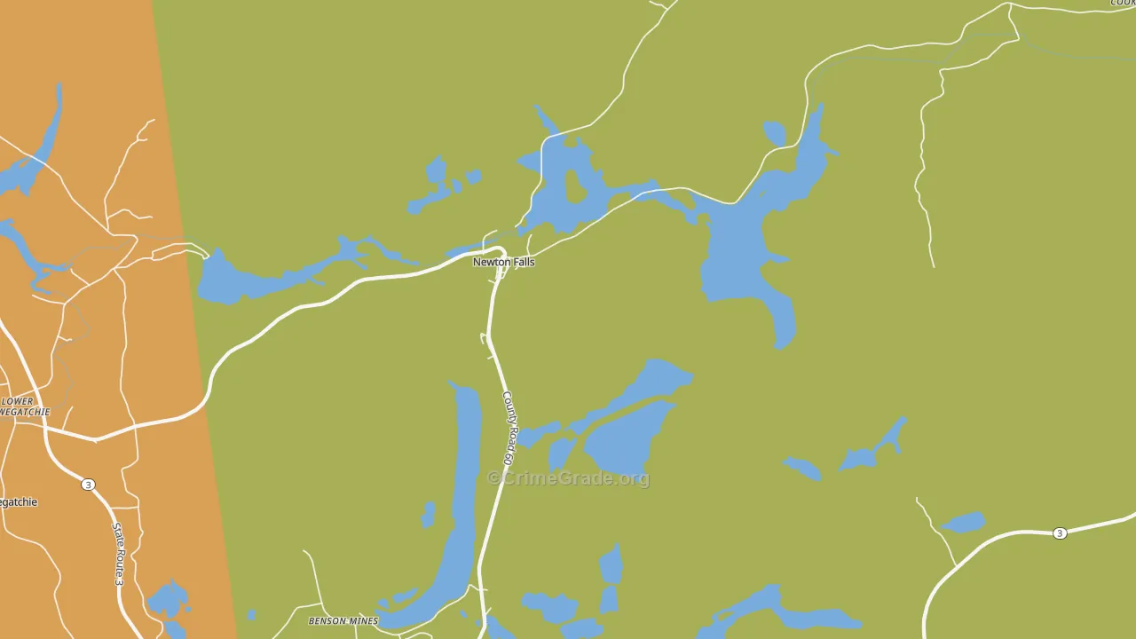 13666, NY Map of Drug-Related Crime Rates