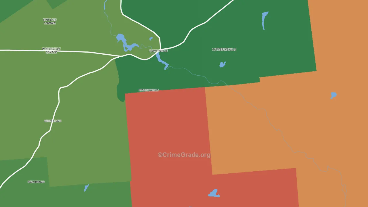13672, NY Map of Drug-Related Crime Rates