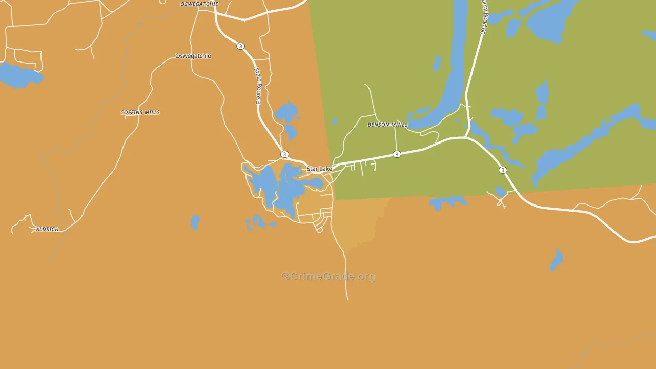 13690, NY Map of Drug-Related Crime Rates