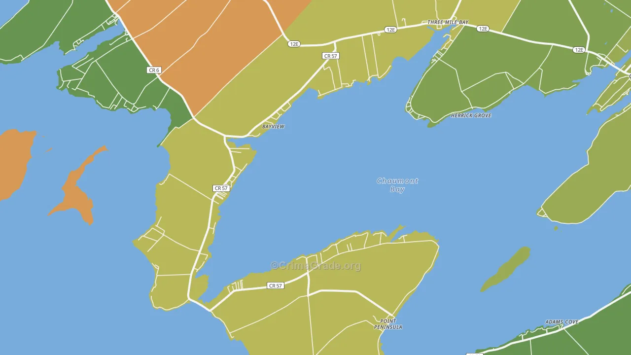 13693, NY Map of Drug-Related Crime Rates