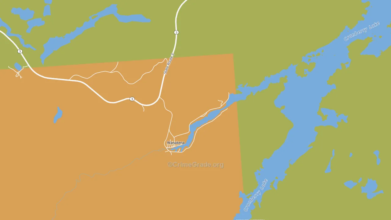 13695, NY Map of Drug-Related Crime Rates