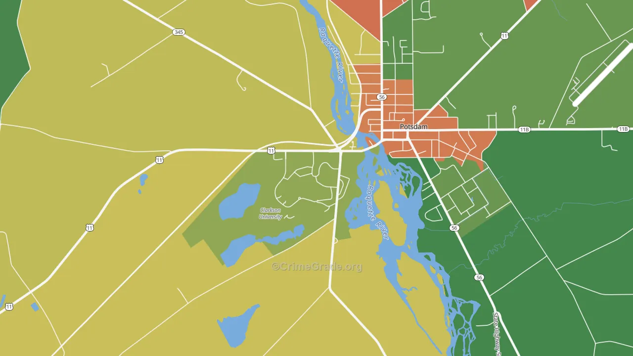13699, NY Map of Drug-Related Crime Rates