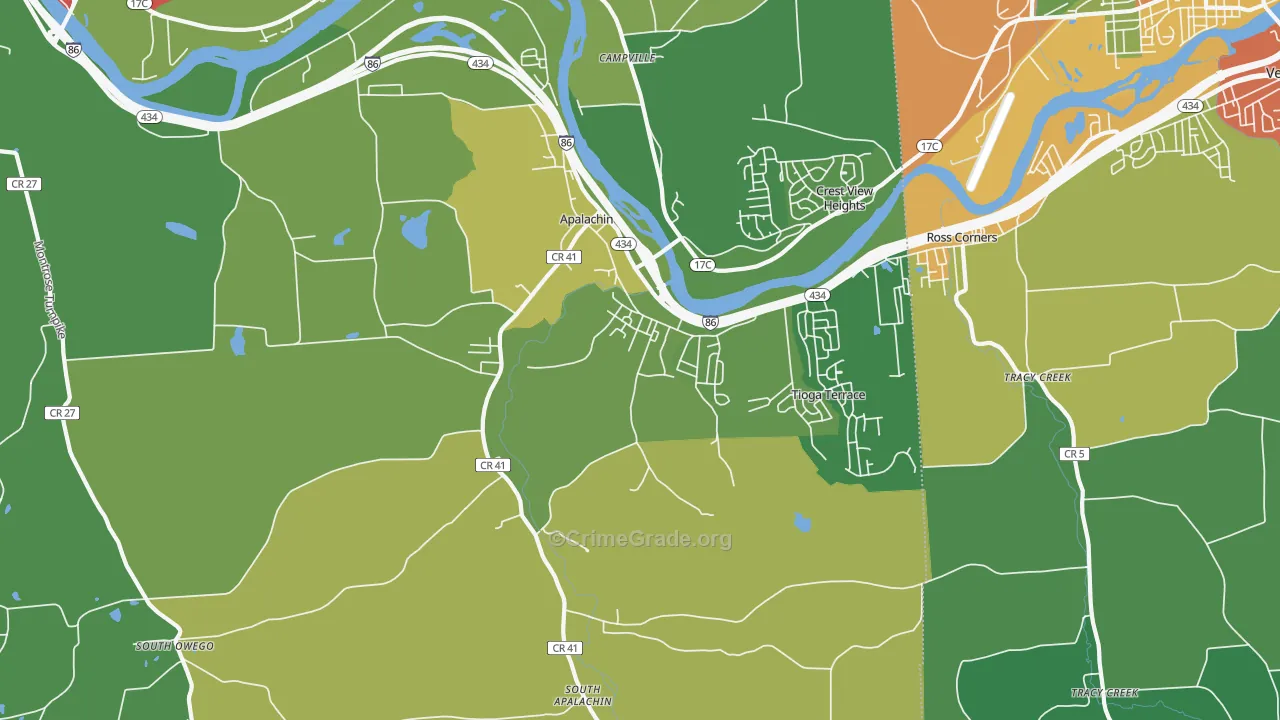 13732, NY Map of Drug-Related Crime Rates