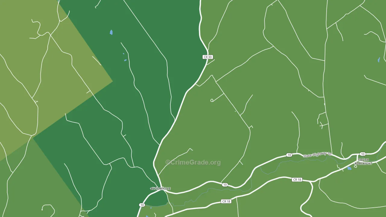 13739, NY Map of Drug-Related Crime Rates