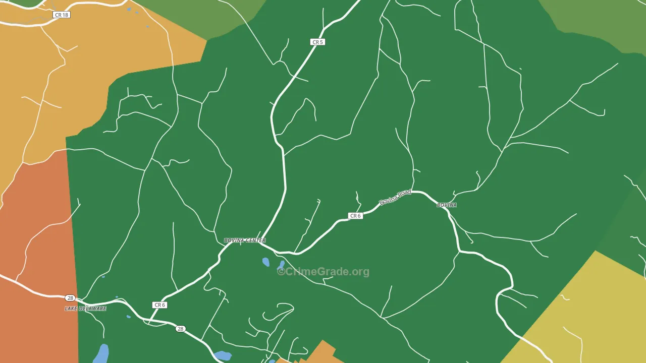 13740, NY Map of Drug-Related Crime Rates