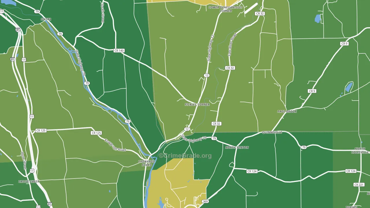 13746, NY Map of Drug-Related Crime Rates