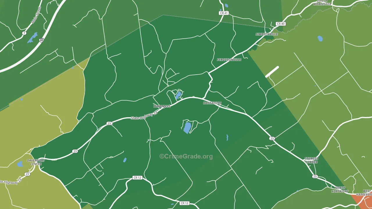13750, NY Map of Drug-Related Crime Rates