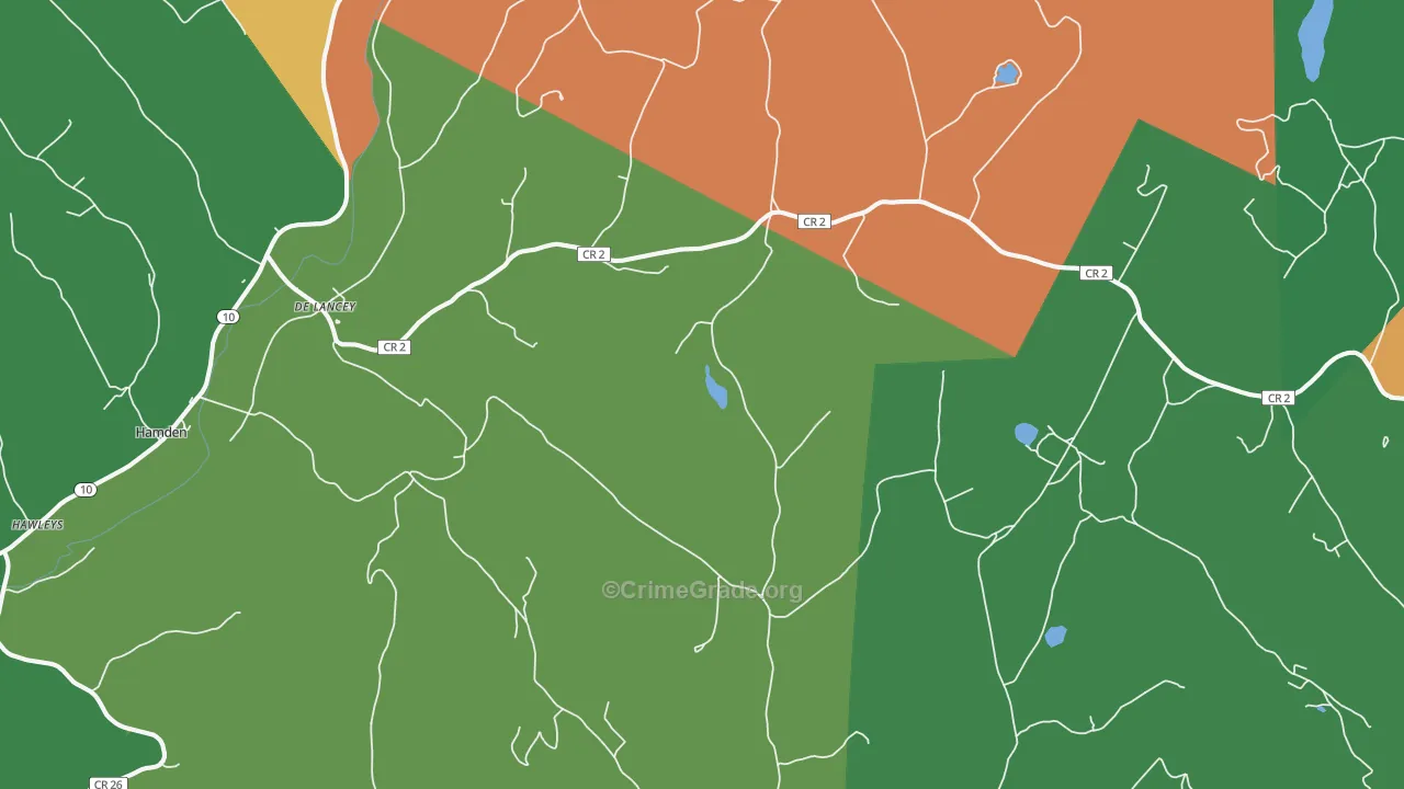 13752, NY Map of Drug-Related Crime Rates