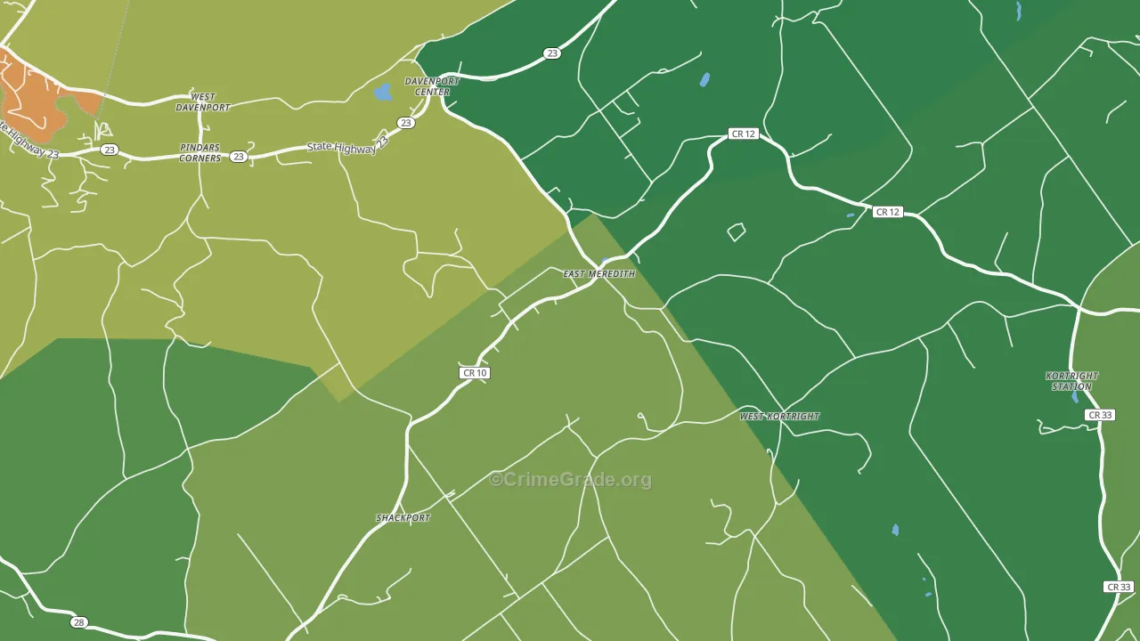 13757, NY Map of Drug-Related Crime Rates
