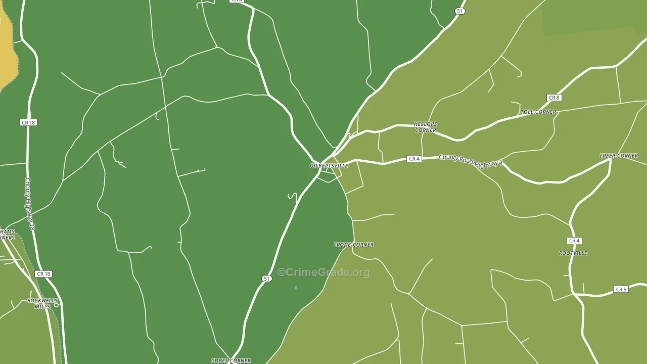 13776, NY Map of Drug-Related Crime Rates