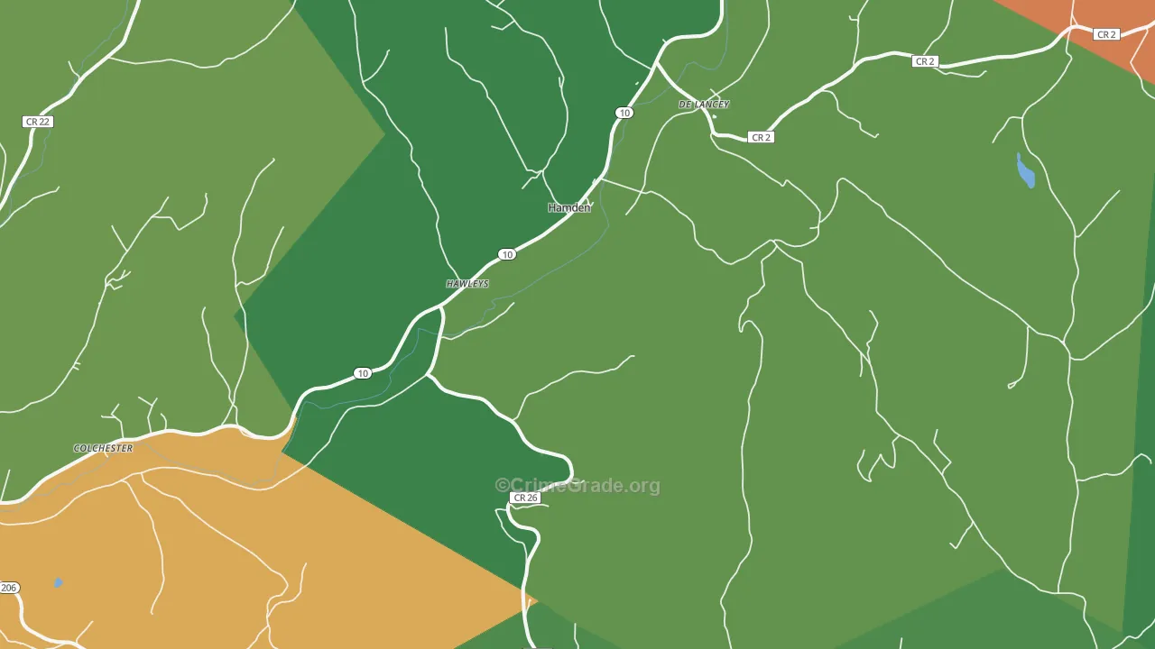 13782, NY Map of Drug-Related Crime Rates