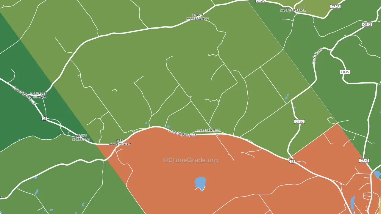13786, NY Map of Drug-Related Crime Rates
