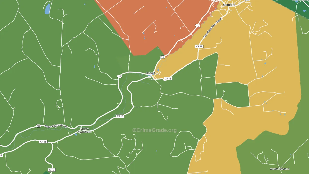 13788, NY Map of Drug-Related Crime Rates