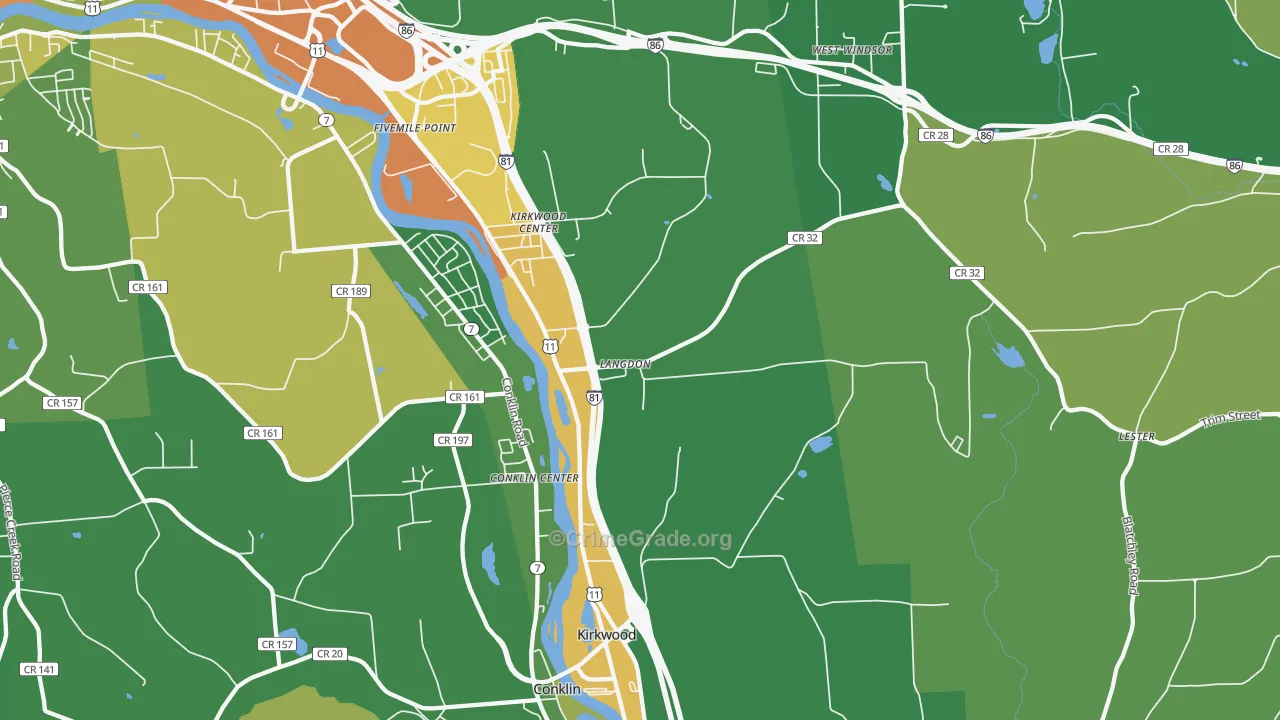 13795, NY Map of Drug-Related Crime Rates