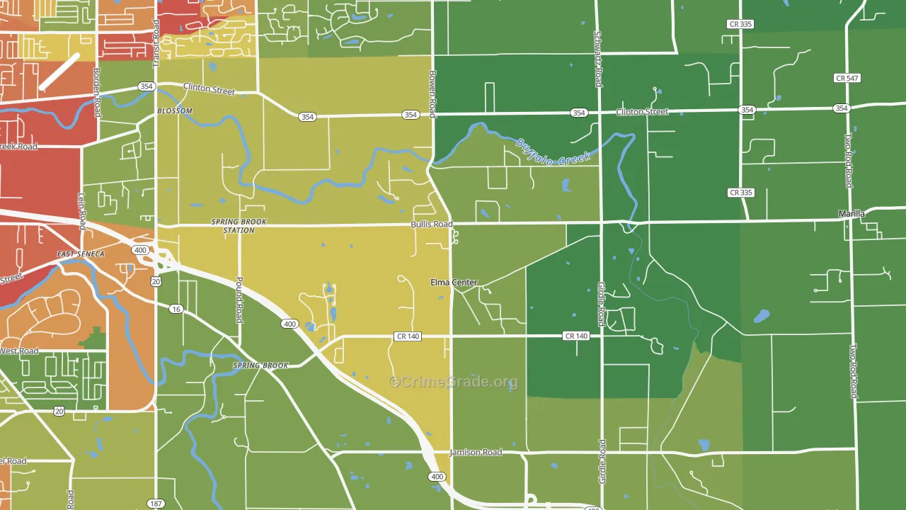 14059, NY Map of Drug-Related Crime Rates