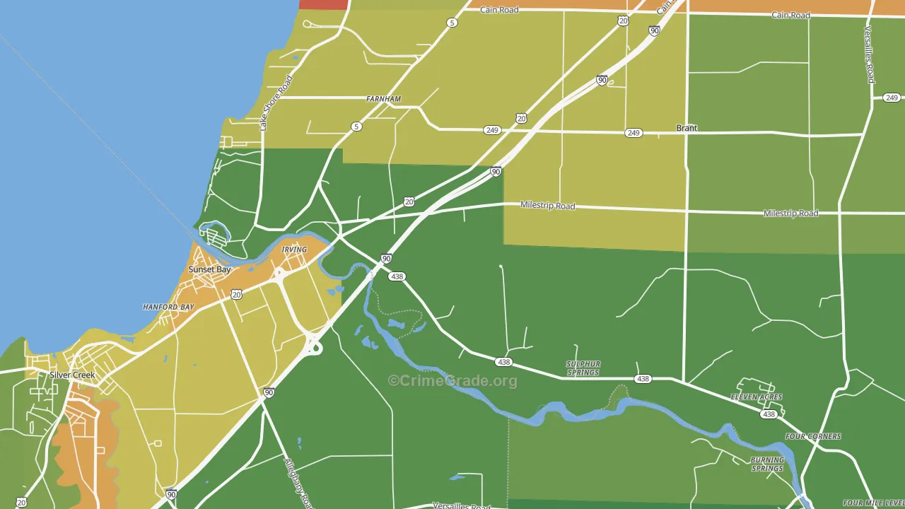 14081, NY Map of Drug-Related Crime Rates