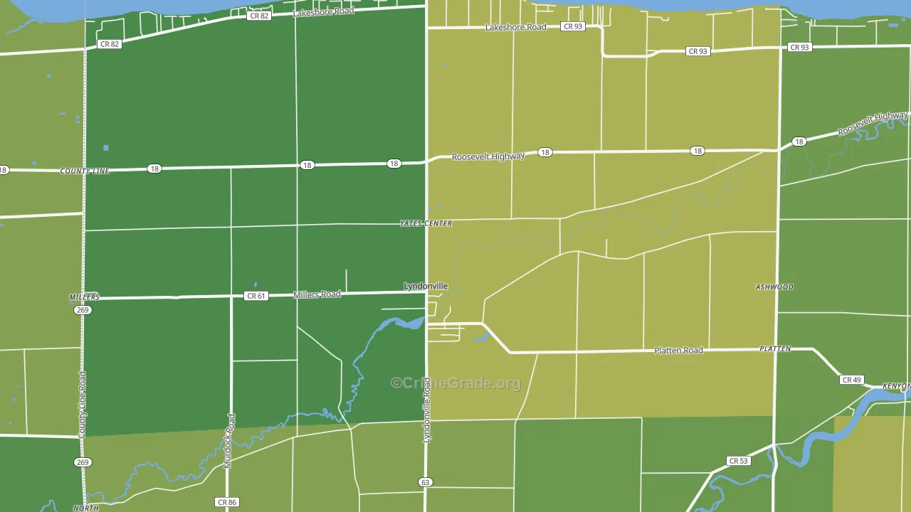 14098, NY Map of Drug-Related Crime Rates