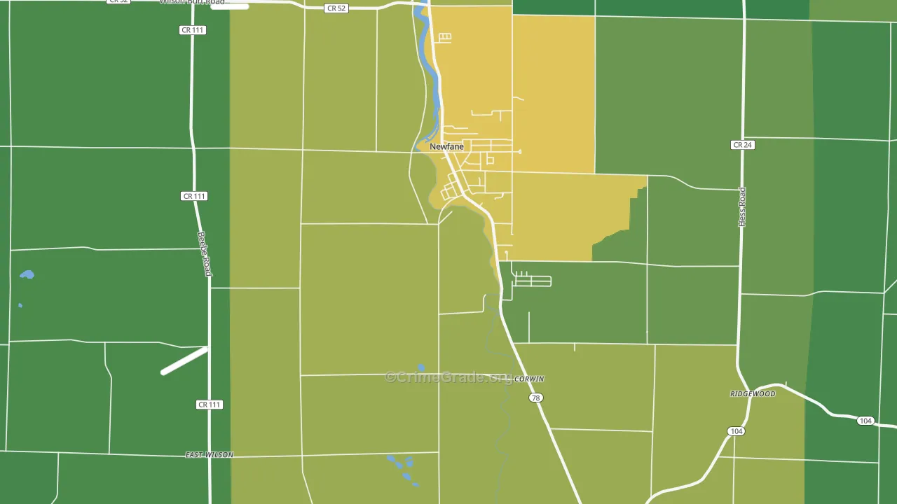 14108, NY Map of Drug-Related Crime Rates