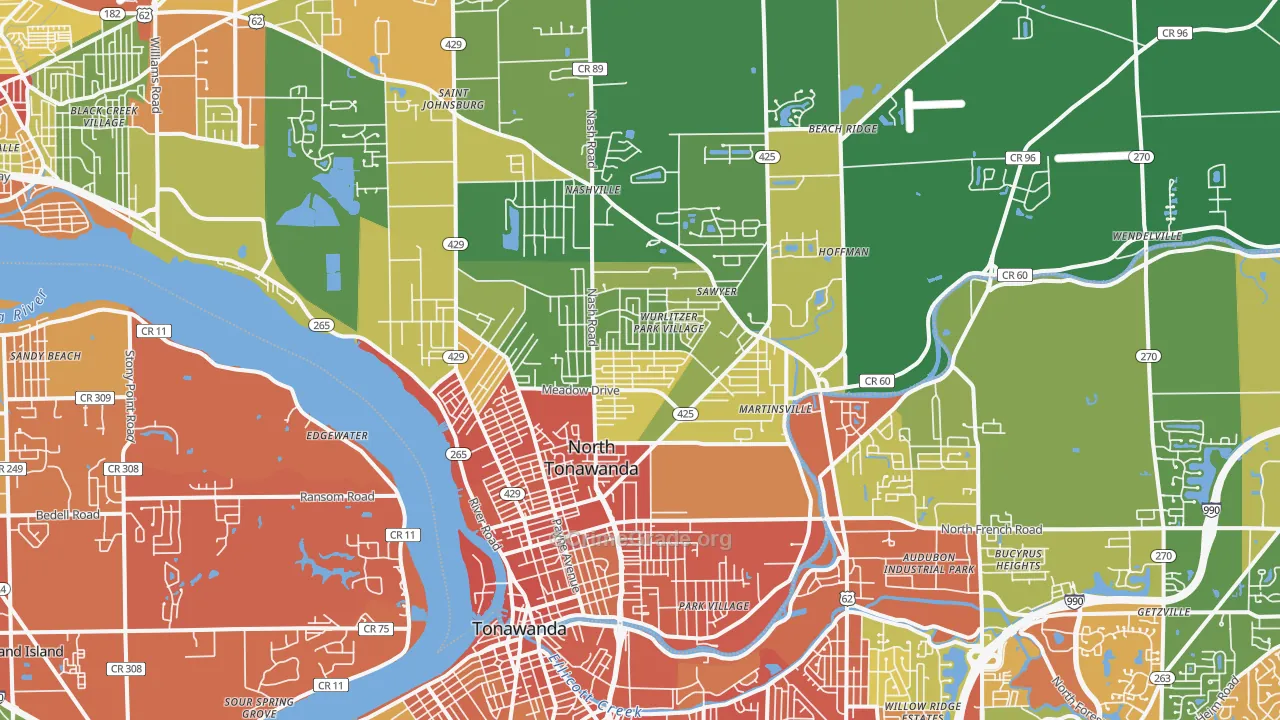 14120, NY Map of Drug-Related Crime Rates
