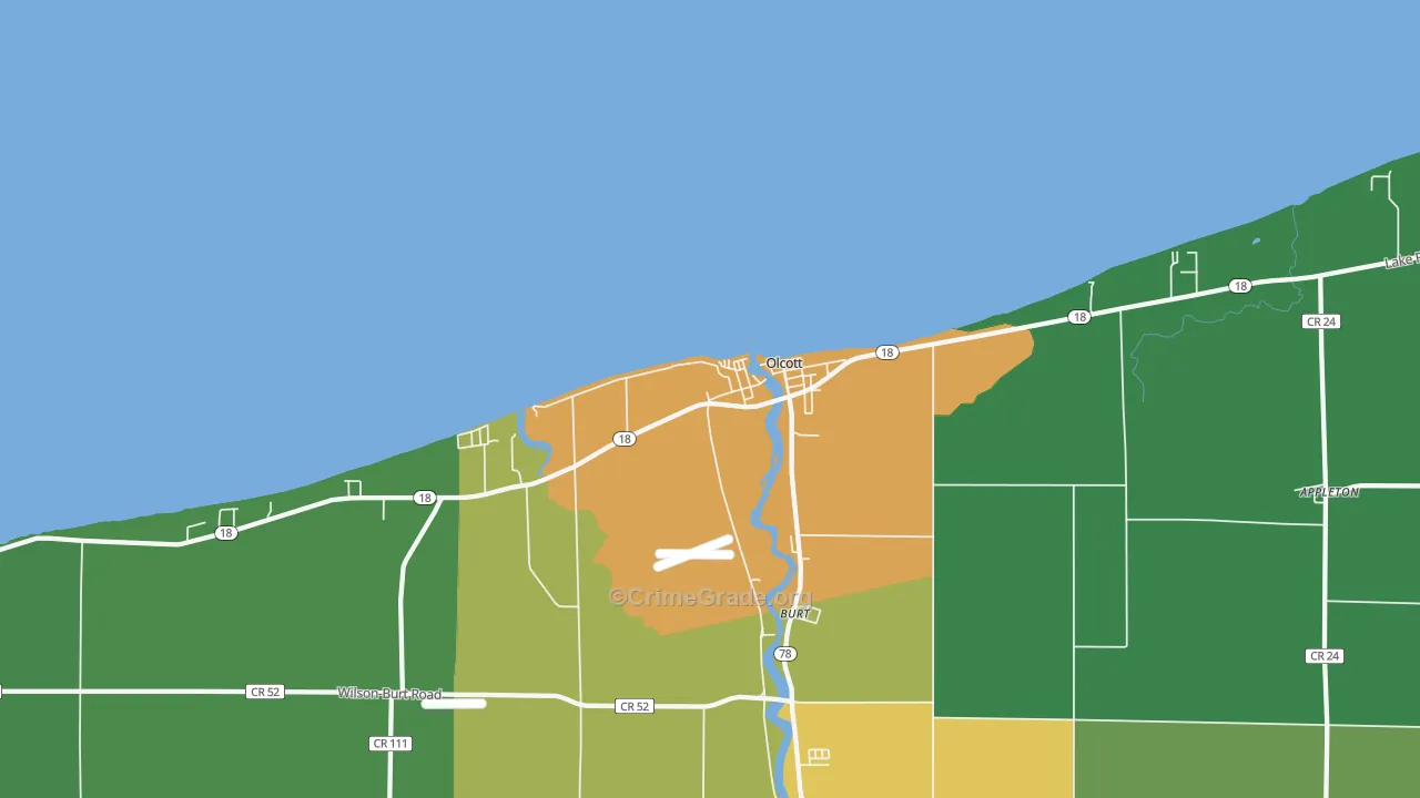 14126, NY Map of Drug-Related Crime Rates