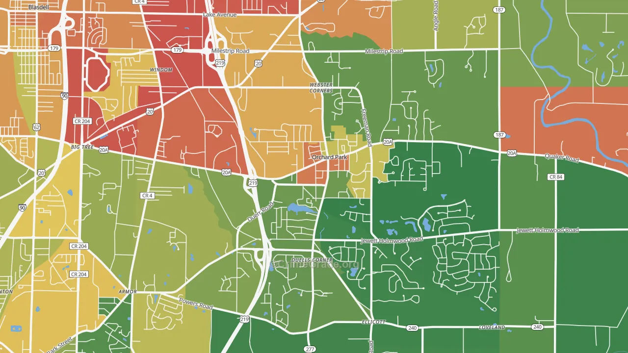 14127, NY Map of Drug-Related Crime Rates