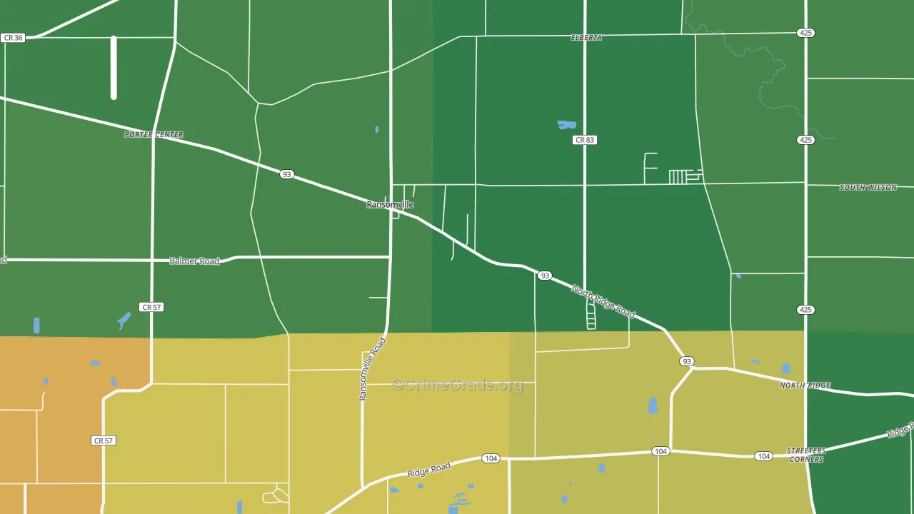 14131, NY Map of Drug-Related Crime Rates