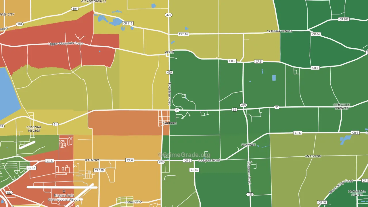 14132, NY Map of Drug-Related Crime Rates