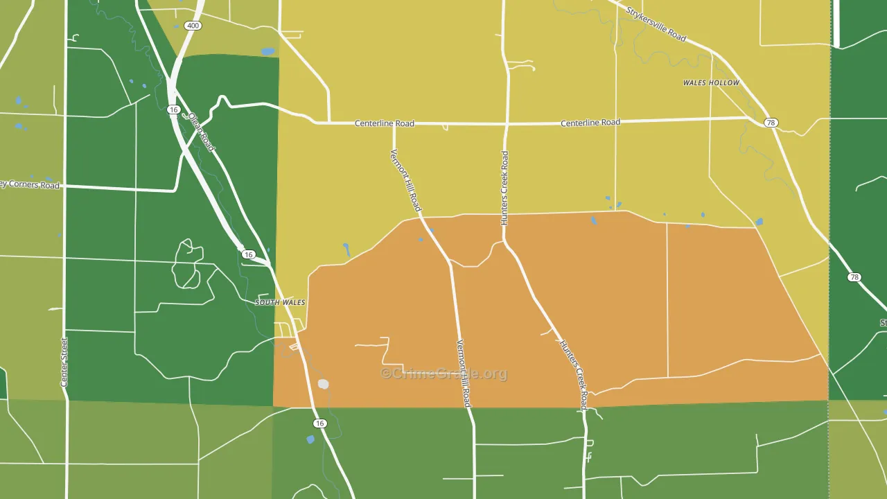 14139, NY Map of Drug-Related Crime Rates