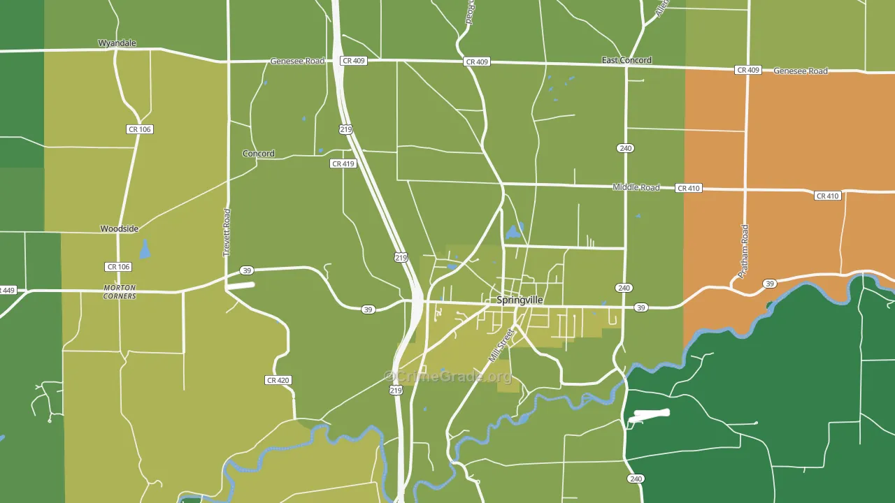 14141, NY Map of Drug-Related Crime Rates