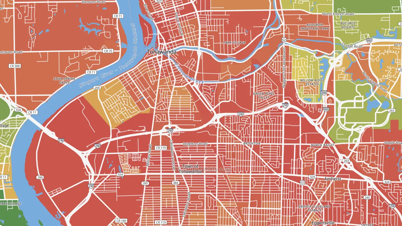 14150, NY Map of Drug-Related Crime Rates