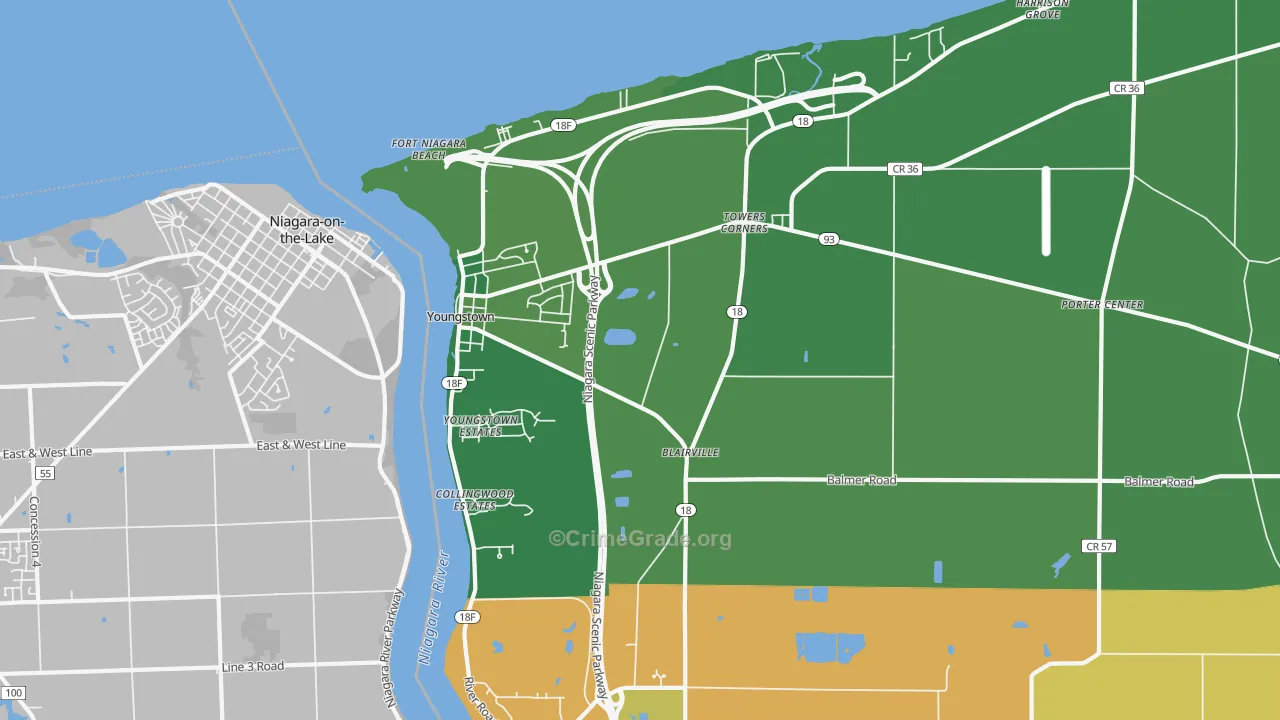 14174, NY Map of Drug-Related Crime Rates
